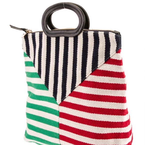 Clare V Fold over woven clutch. Sold Out Style - Picture 2 of 4